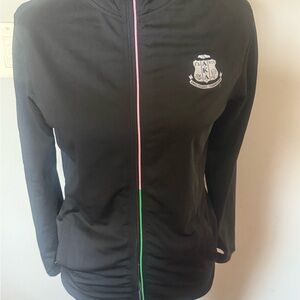 AKA Black Women's Track Jacket with Embroidered Logo